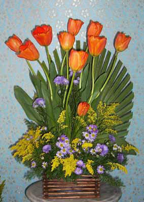 tulipanes por floreria merida yucatan