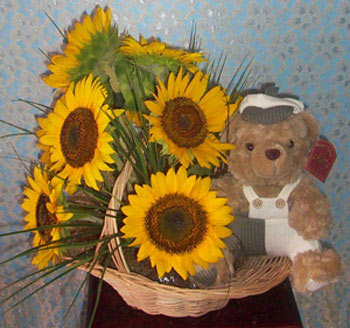 girasoles por florerias en merida