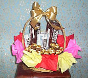 canasta de chocolates ferrero