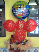 globos y dulces